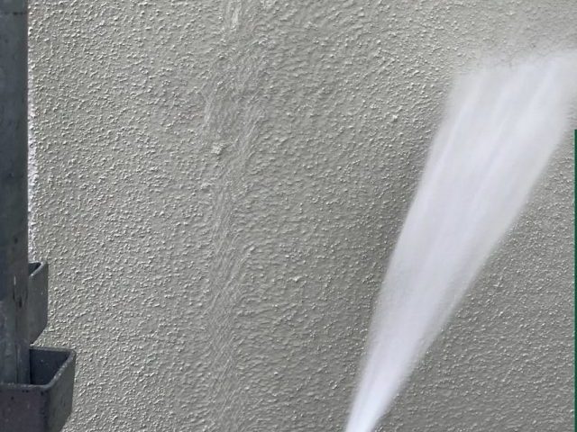 明石市の外壁塗装における高圧洗浄